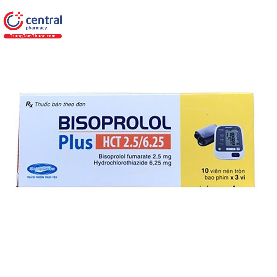 thuoc bisoprolol plus hct 25 625 1 M4450