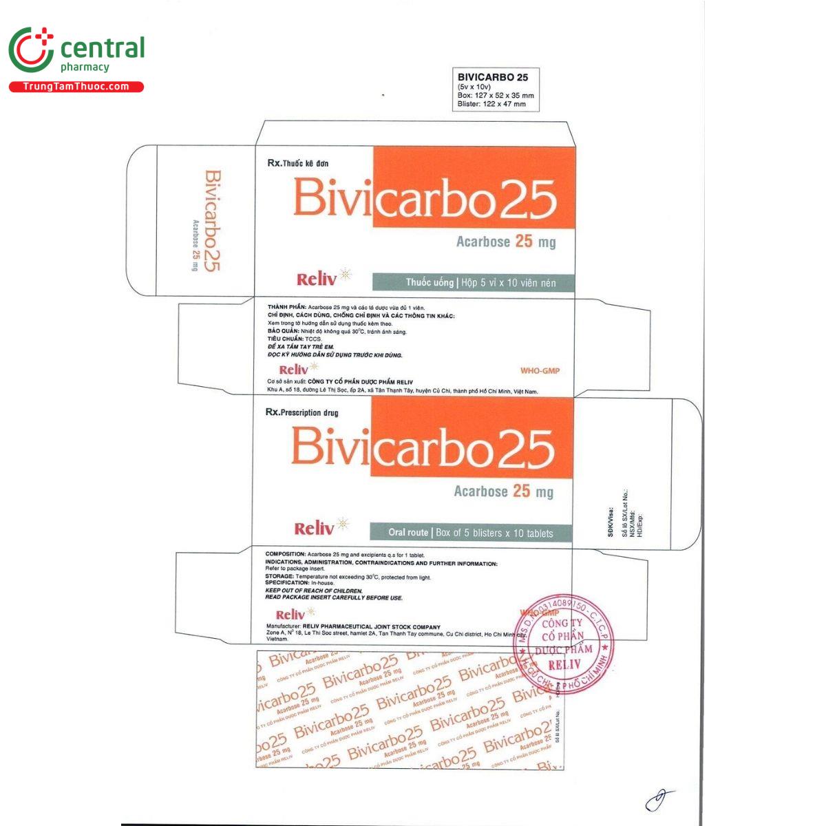 thuoc bivicarbo 25mg 8 T7258 thuoc bivicarbo 25mg 8 T7258
