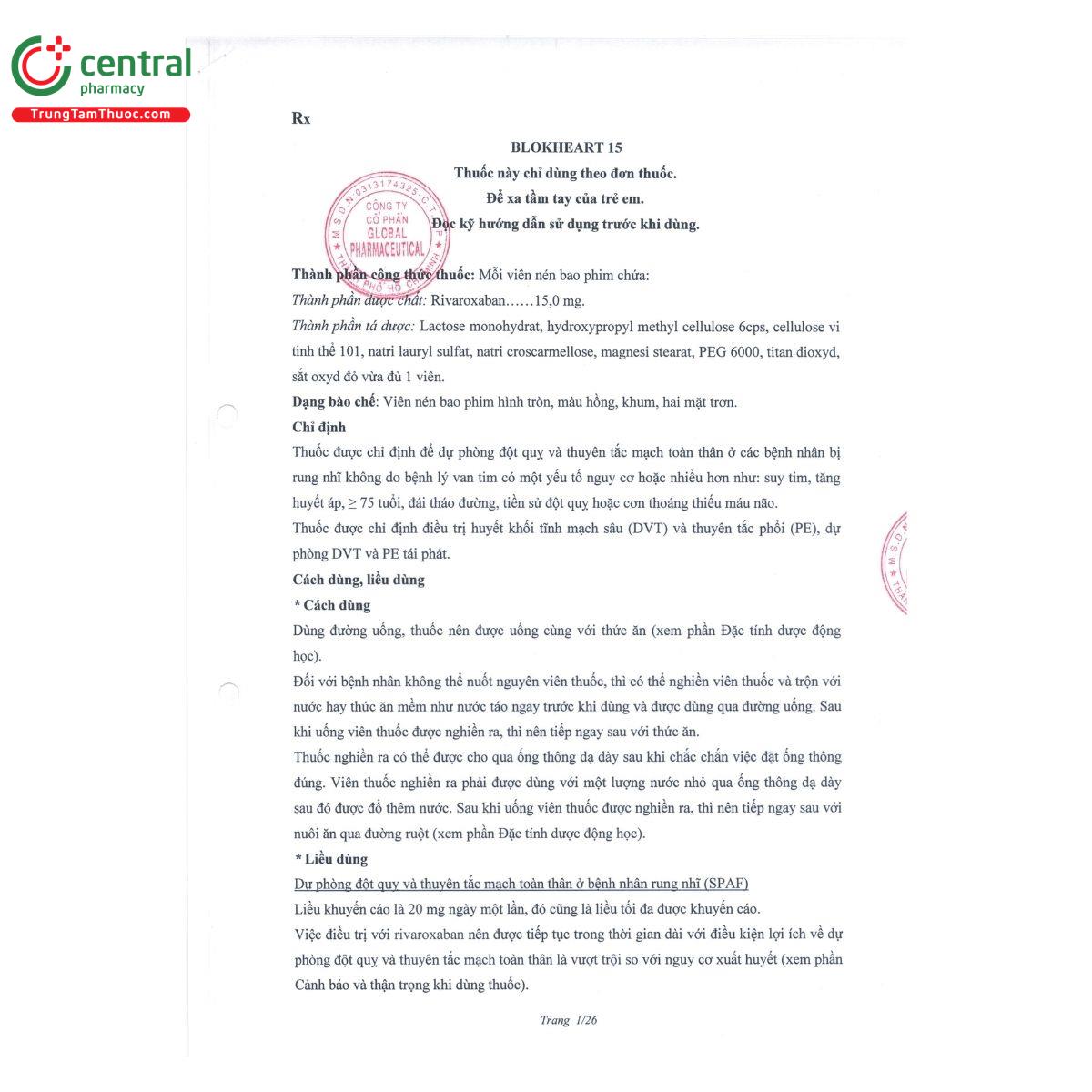 thuoc blokheart 15 3 H3481