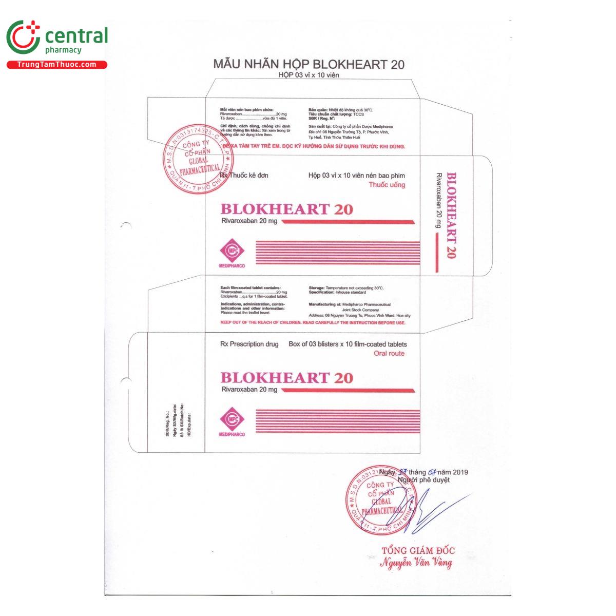 thuoc blokheart 20 2 A0132 thuoc blokheart 20 2 A0132