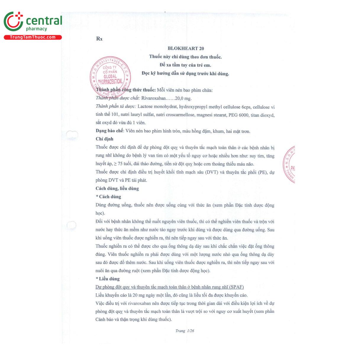 thuoc blokheart 20 3 G2770 thuoc blokheart 20 3 G2770