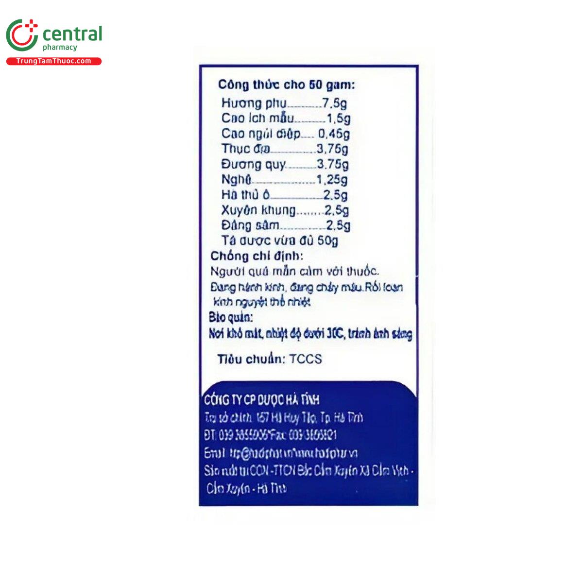 thuoc bo huyet dieu kinh ht 3 P6457 thuoc bo huyet dieu kinh ht 3 P6457