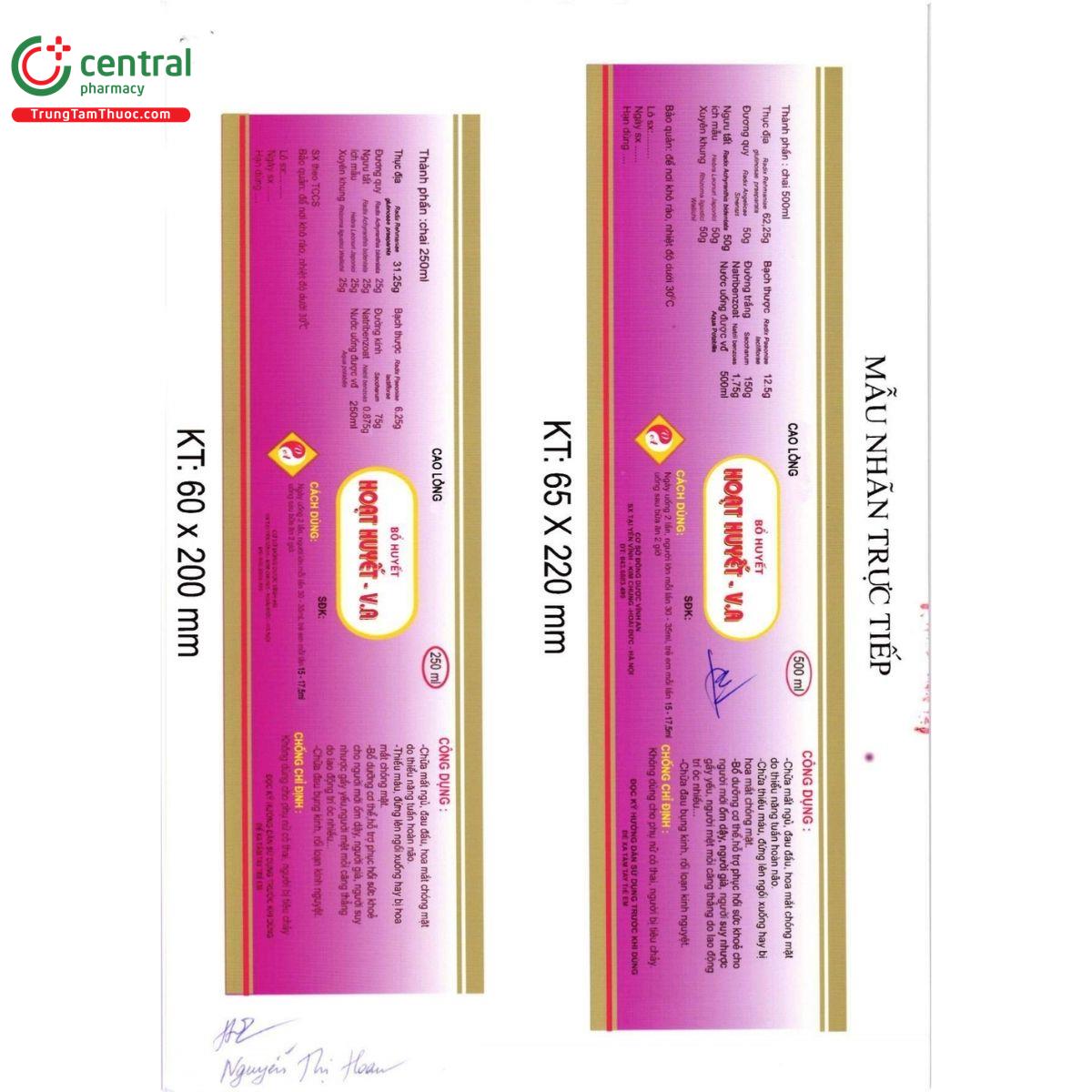 thuoc bo huyet hoat huyet v a 4 I3801 thuoc bo huyet hoat huyet v a 4 I3801