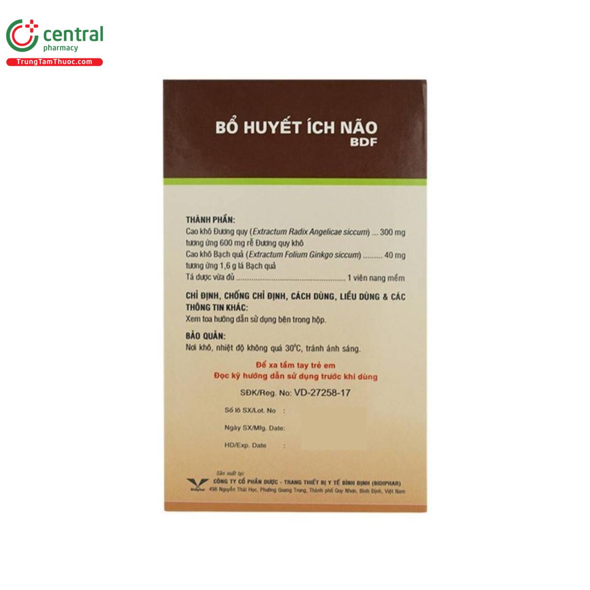 thuoc bo huyet ich nao bdf 5 H3417 thuoc bo huyet ich nao bdf 5 H3417