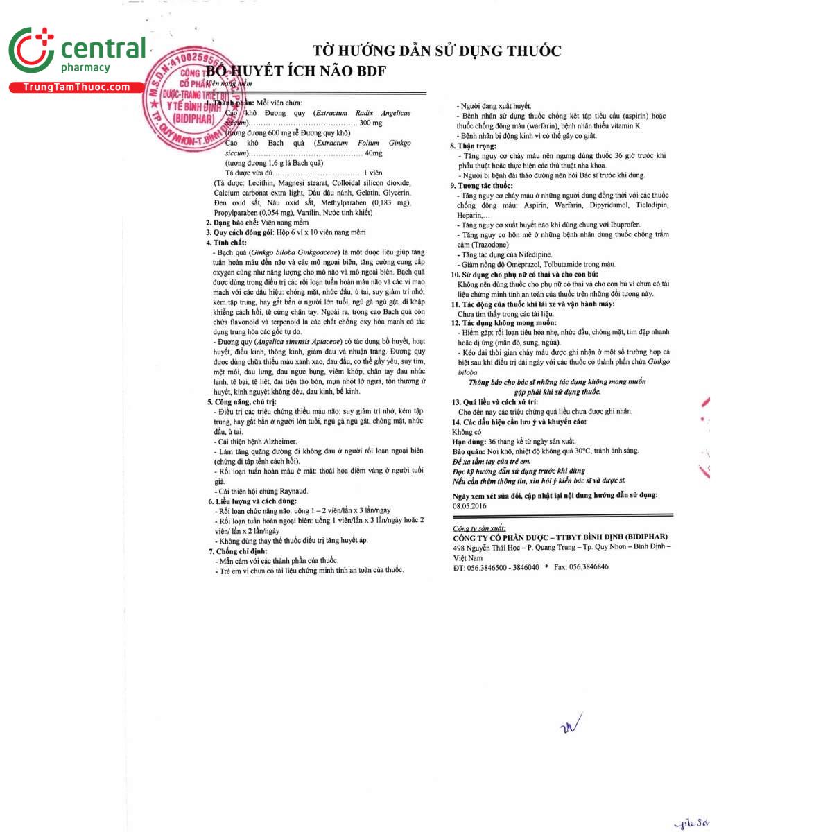 thuoc bo huyet ich nao bdf 8 N5055 thuoc bo huyet ich nao bdf 8 N5055