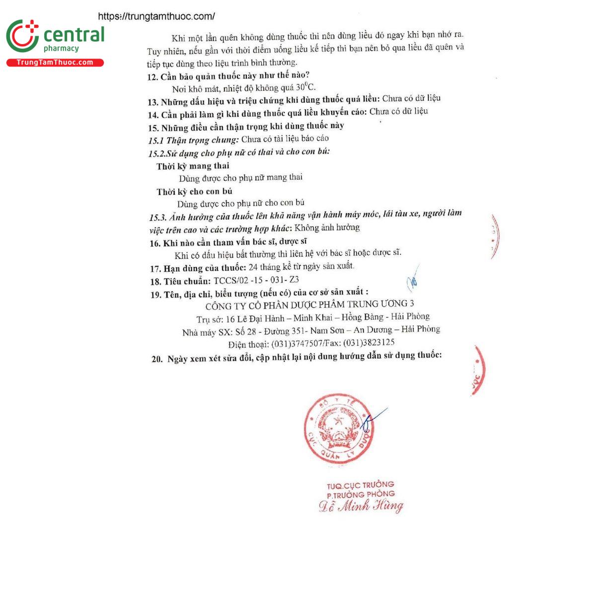 thuoc bo than am tw3 vien nang cung 5 R7374 thuoc bo than am tw3 vien nang cung 5 R7374