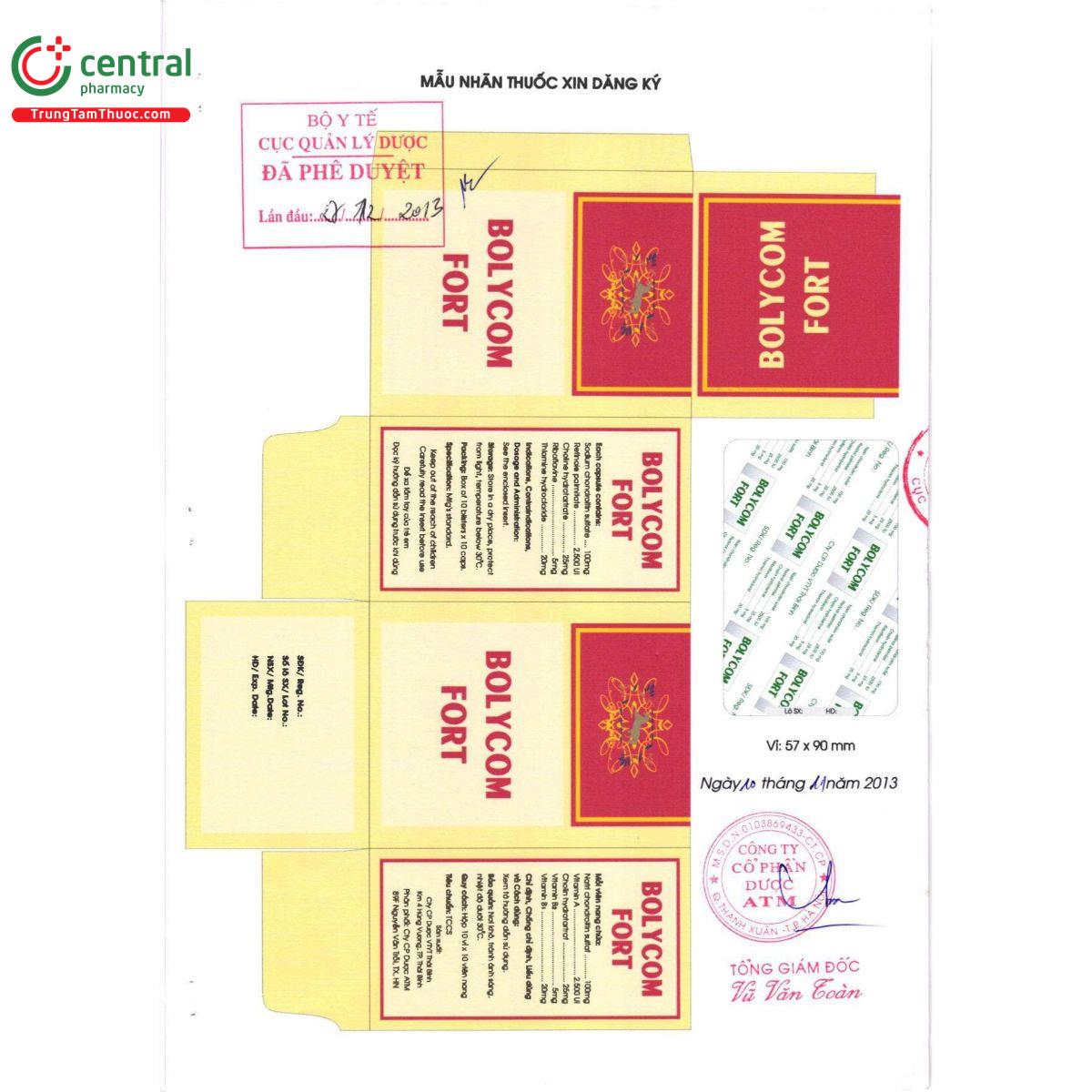 thuoc bolycom fort 2 K4241 thuoc bolycom fort 2 K4241