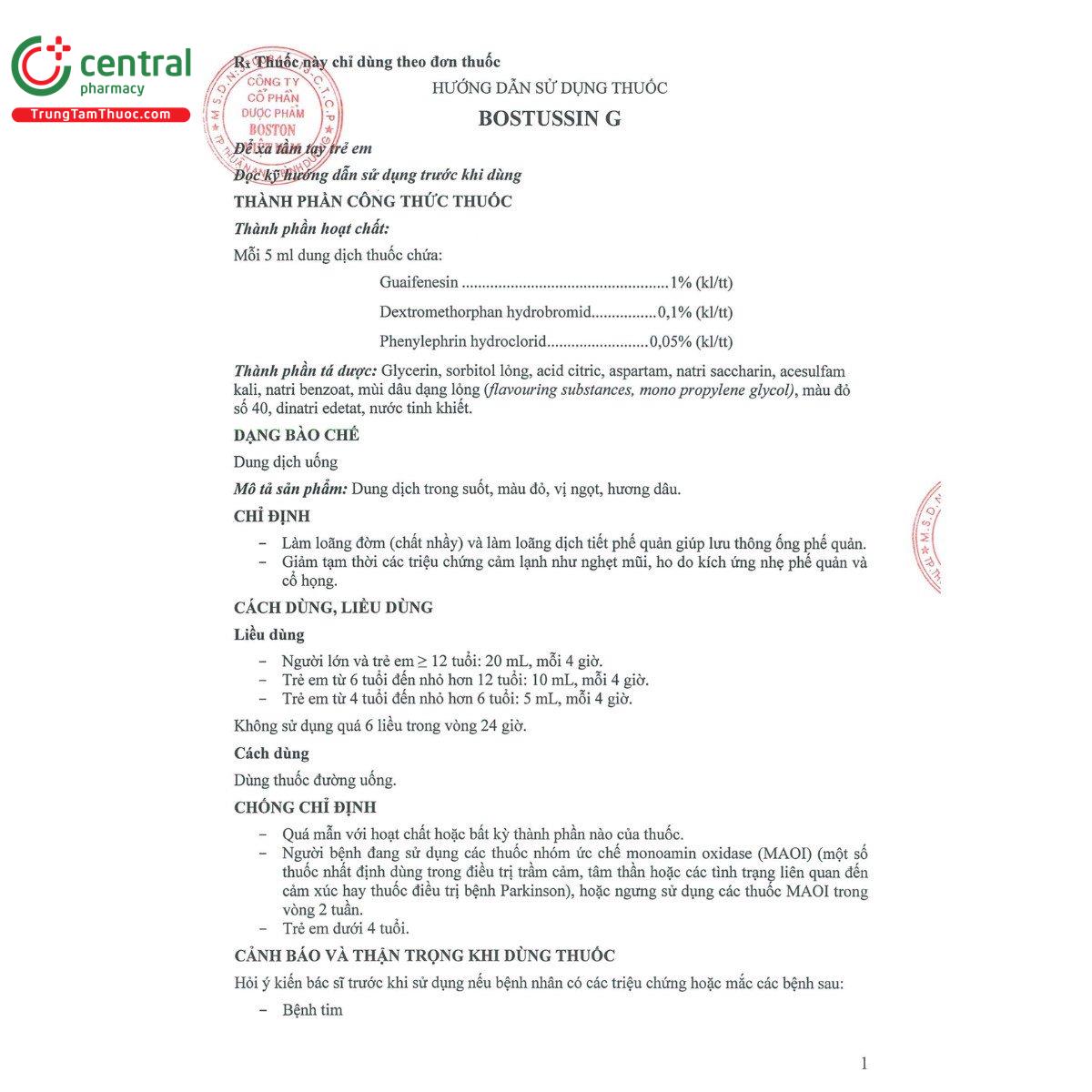 thuoc bostussin g 6 A0487