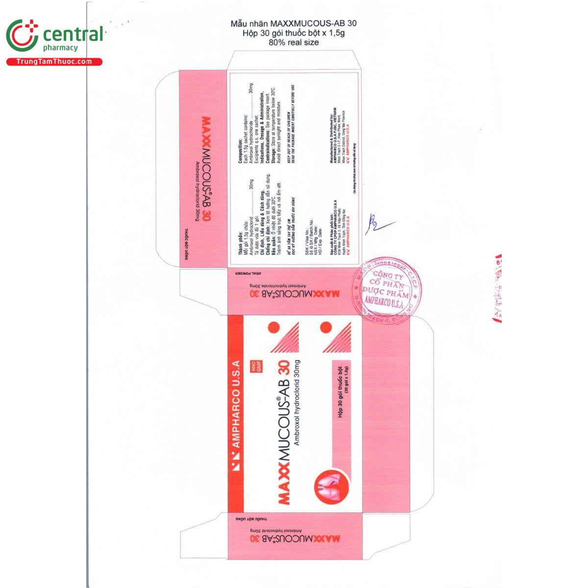 thuoc bot maxxmucous ab 30 C0114 thuoc bot maxxmucous ab 30 C0114