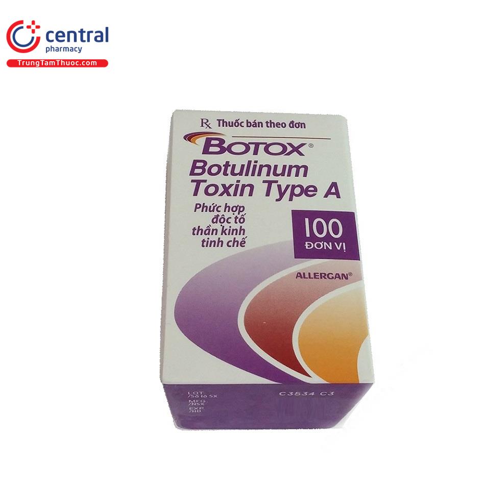 thuoc botulinum toxin type a botox allergan 100 units 3 L4881