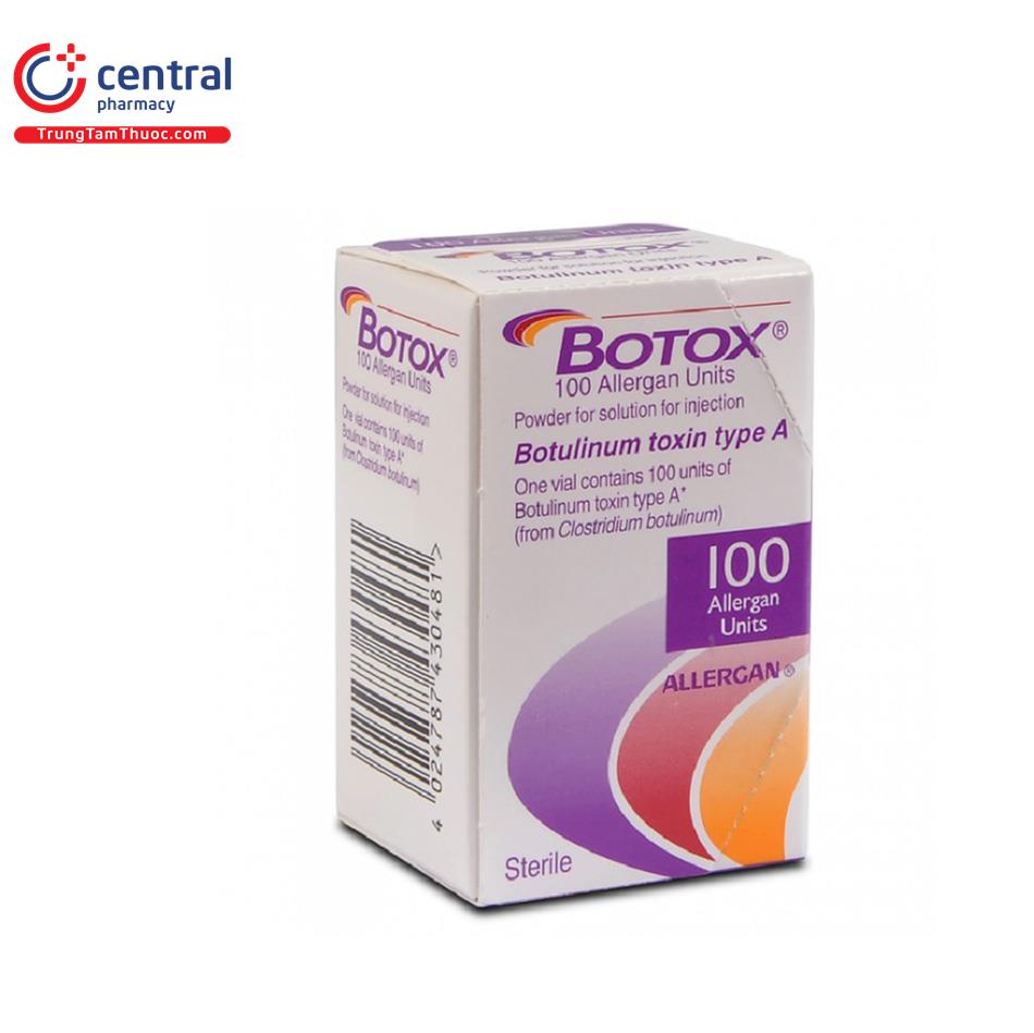 thuoc botulinum toxin type a botox allergan 100 units 4 R7518