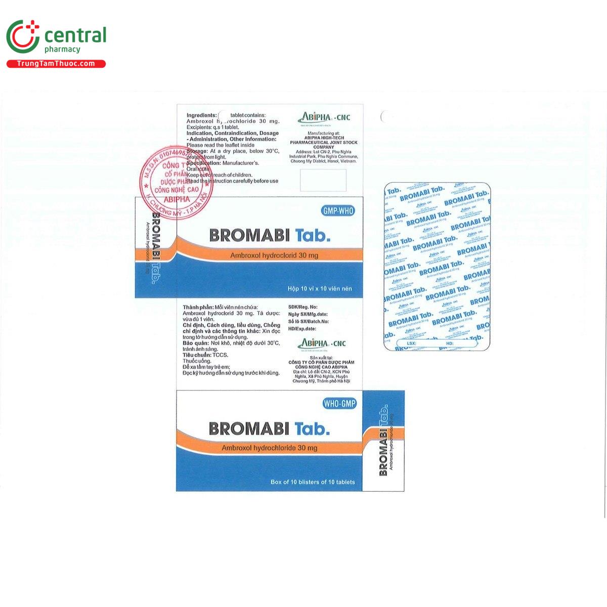 thuoc bromabi tab 30mg 4 D1066 thuoc bromabi tab 30mg 4 D1066