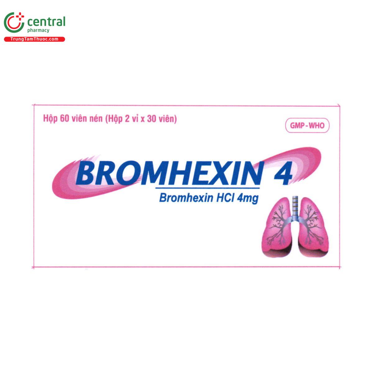 thuoc bromhexin 4mg becamex 2 B0425 thuoc bromhexin 4mg becamex 2 B0425