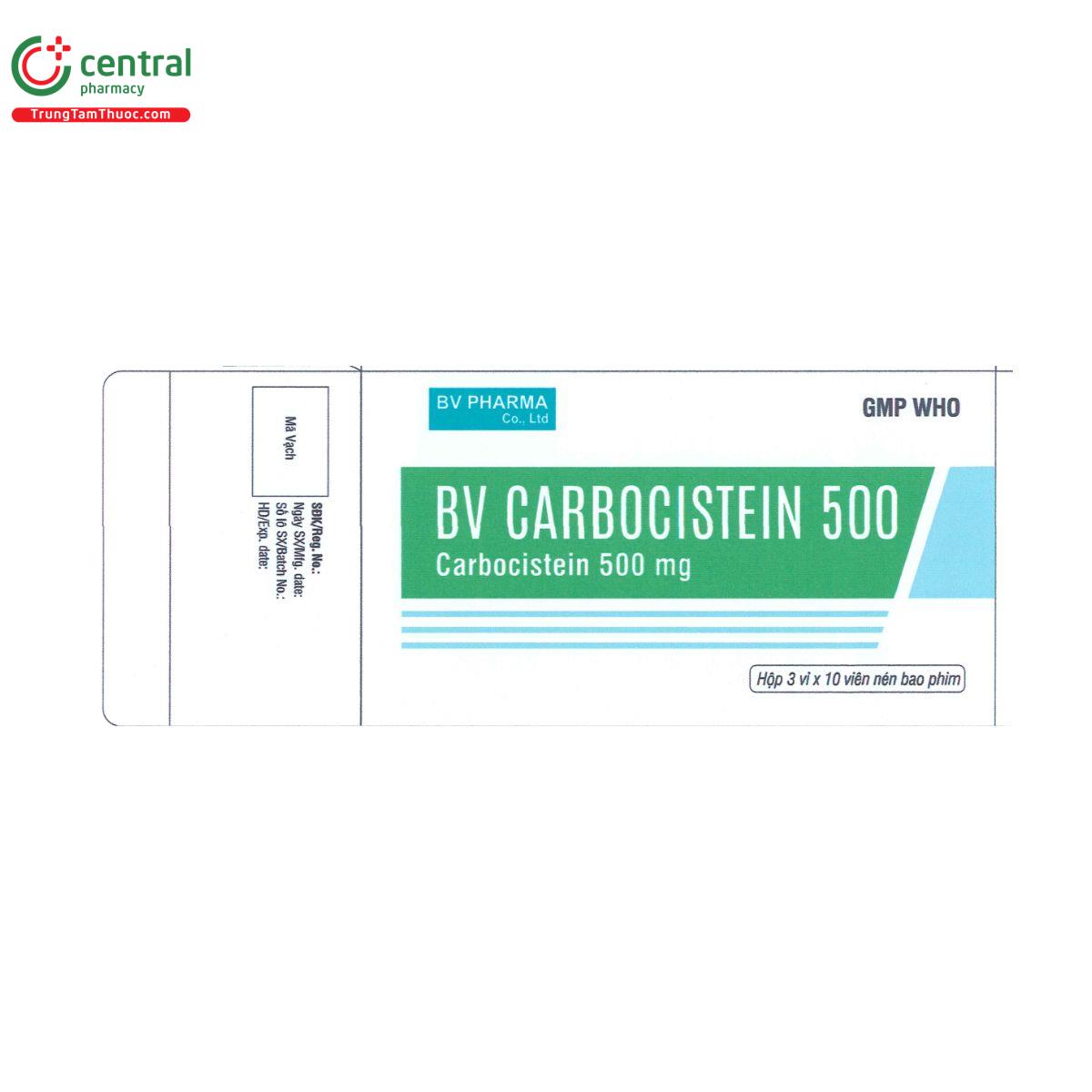 thuoc bv carbocistein 500 6 H3323 thuoc bv carbocistein 500 6 H3323