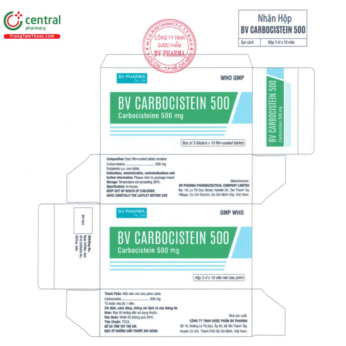 thuoc bv carbocistein 500 7 K4412 thuoc bv carbocistein 500 7 K4412