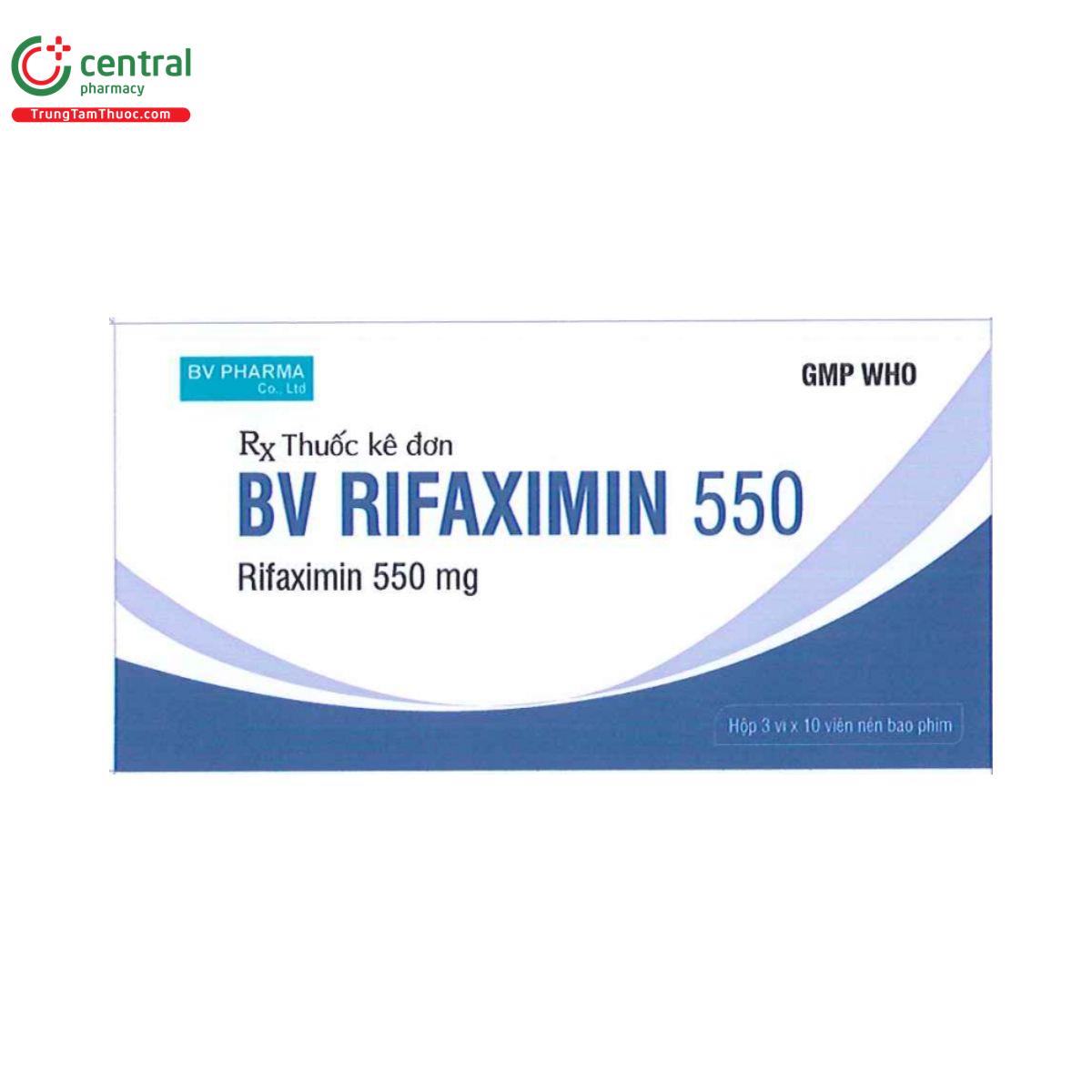 thuoc bv rifaximin 550mg 1 D1204 thuoc bv rifaximin 550mg 1 D1204