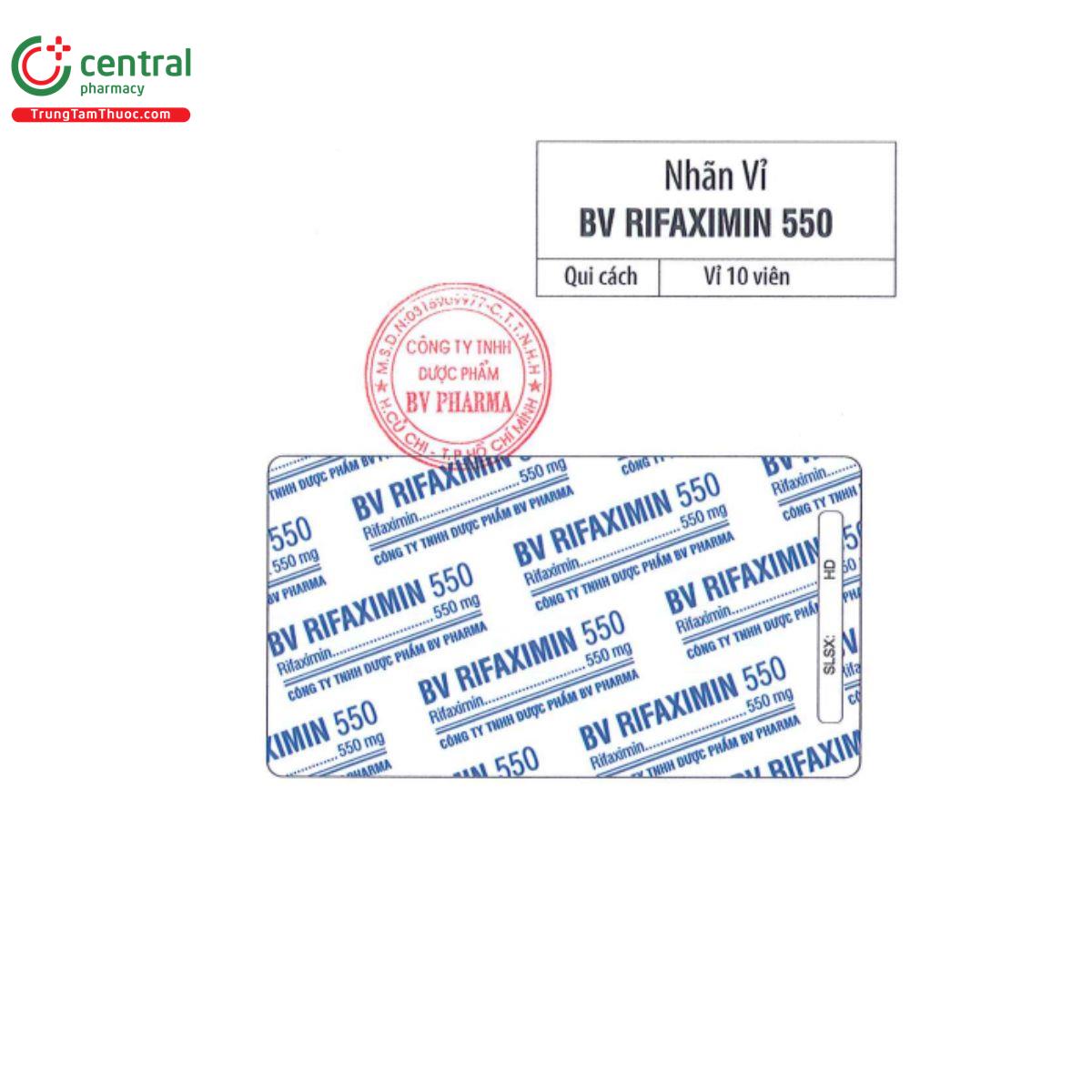 thuoc bv rifaximin 550mg 7 L4115 thuoc bv rifaximin 550mg 7 L4115