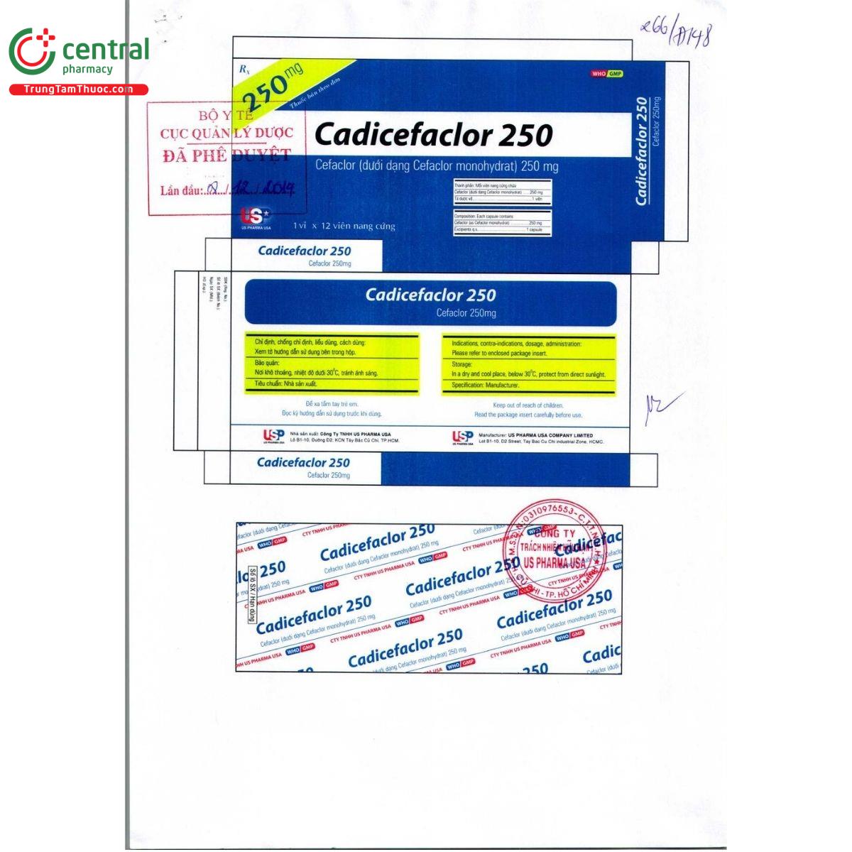 thuoc cadicefaclor 250 4 H3082 thuoc cadicefaclor 250 4 H3082