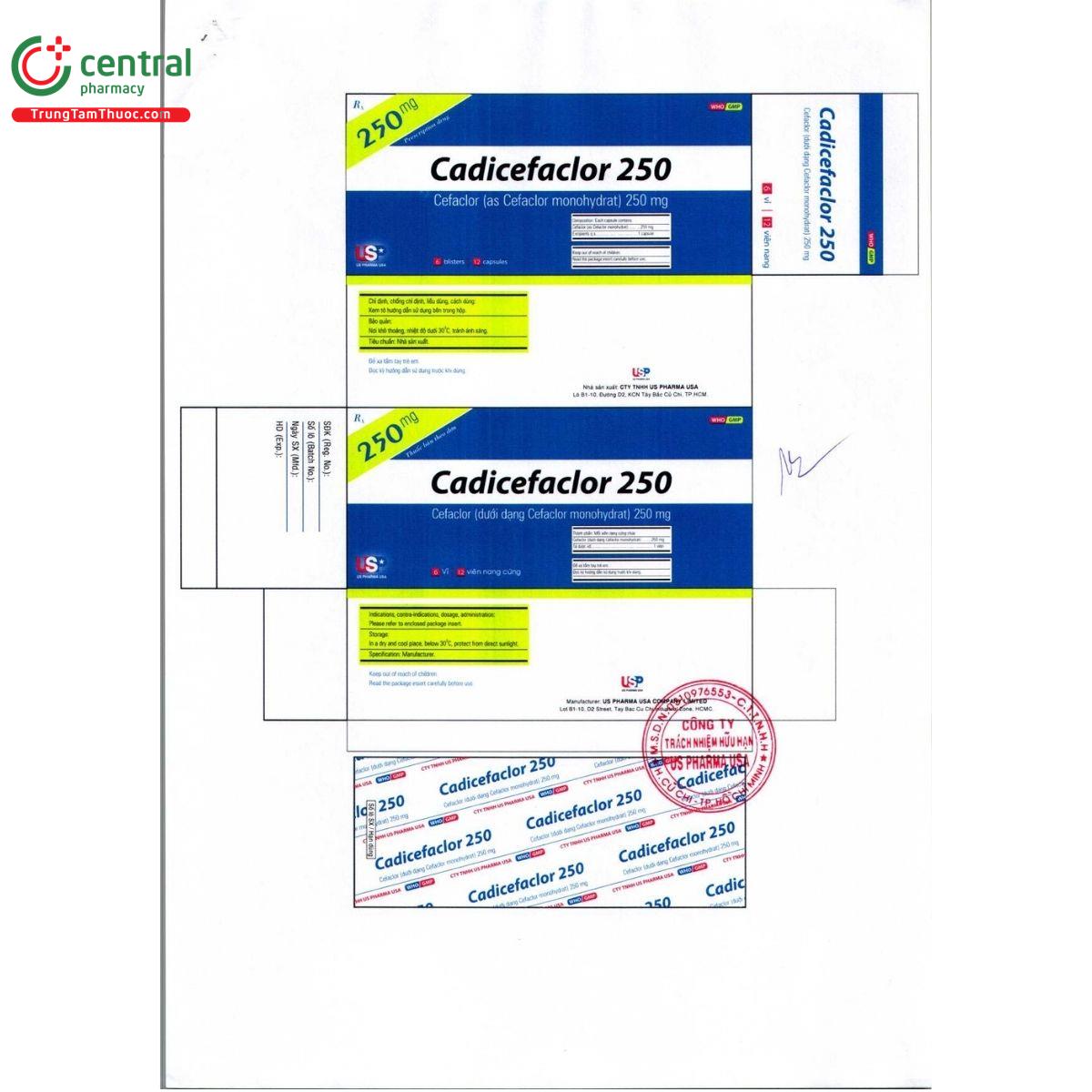 thuoc cadicefaclor 250 6 V8365 thuoc cadicefaclor 250 6 V8365