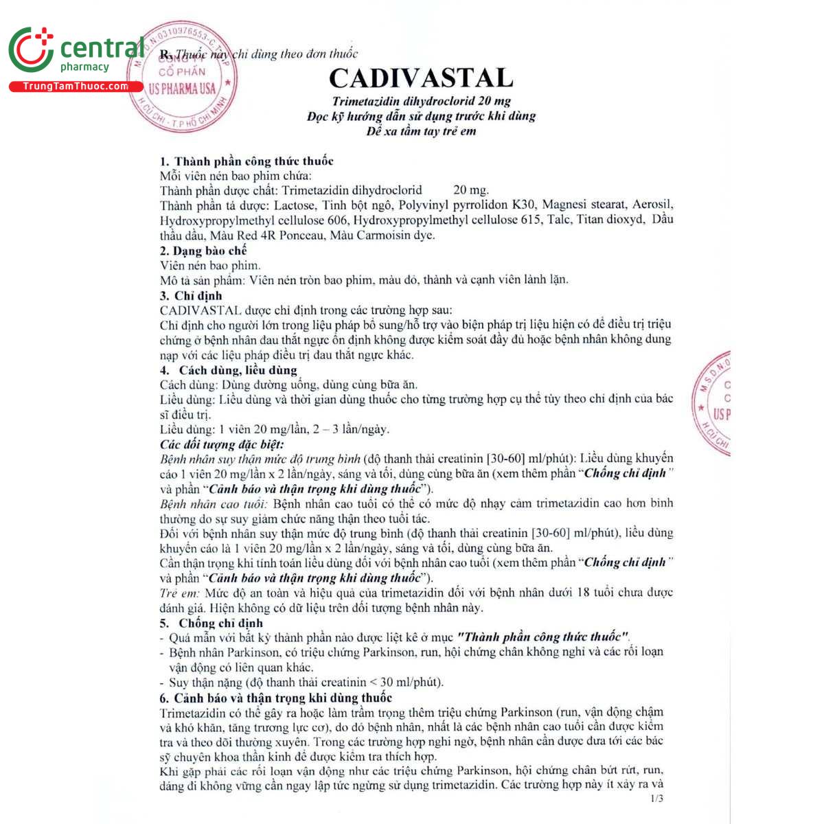 thuoc cadivastal 20mg 3 Q6418