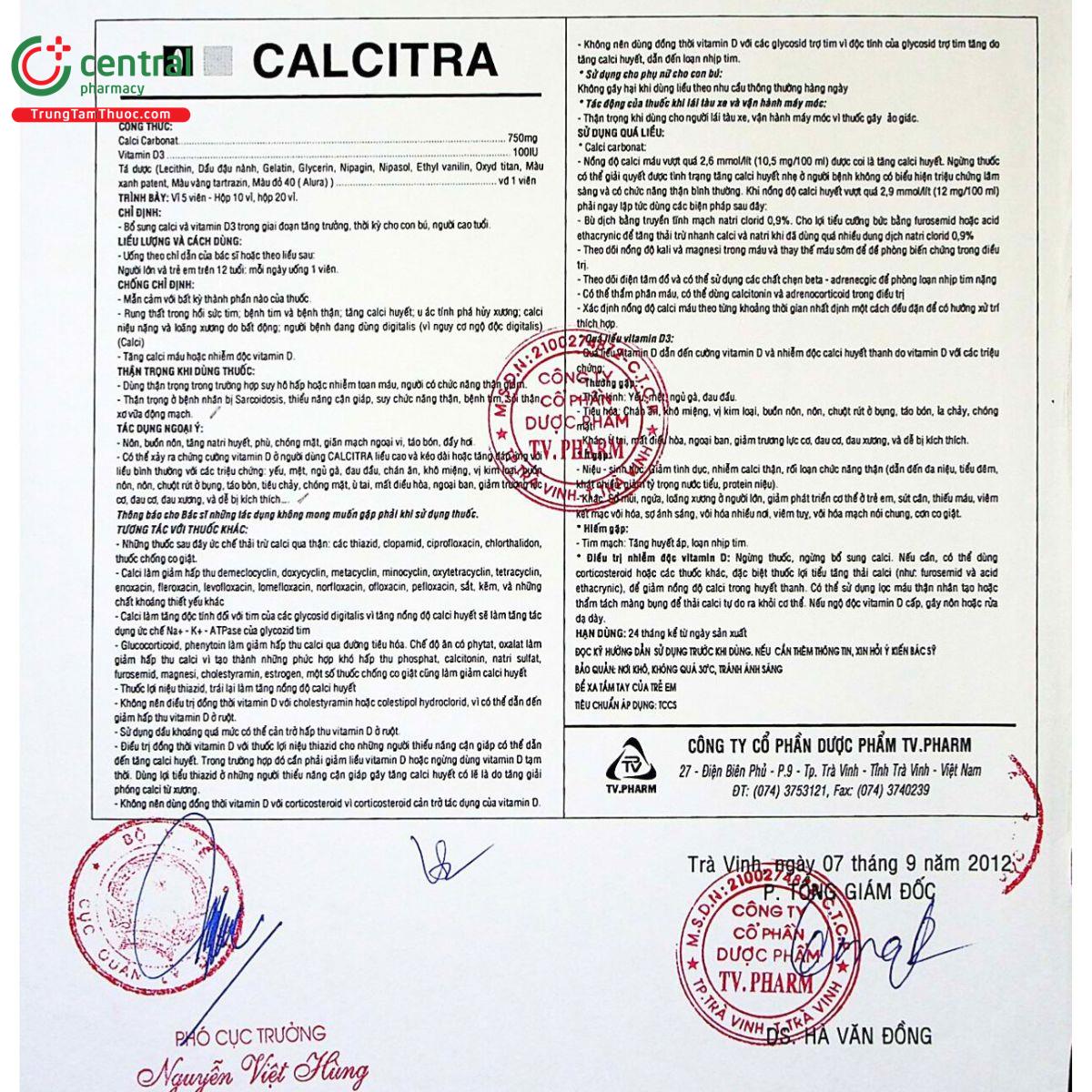 thuoc calcitra tv pharm 10 N5172