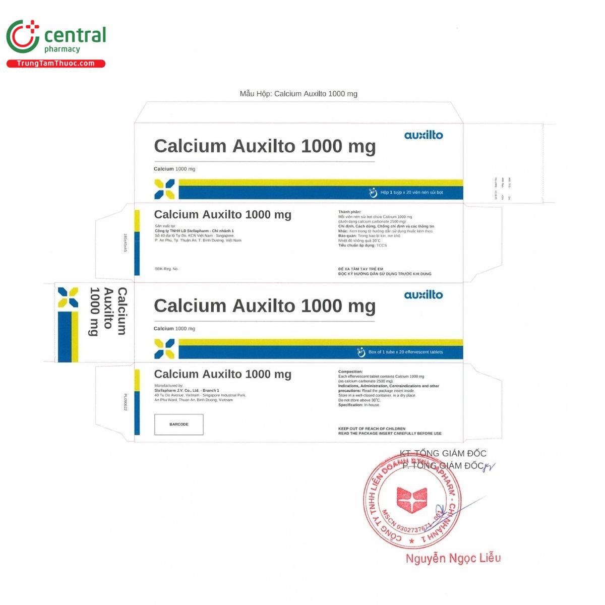 thuoc calcium auxilto 1000mg 3 T7612 thuoc calcium auxilto 1000mg 3 T7612