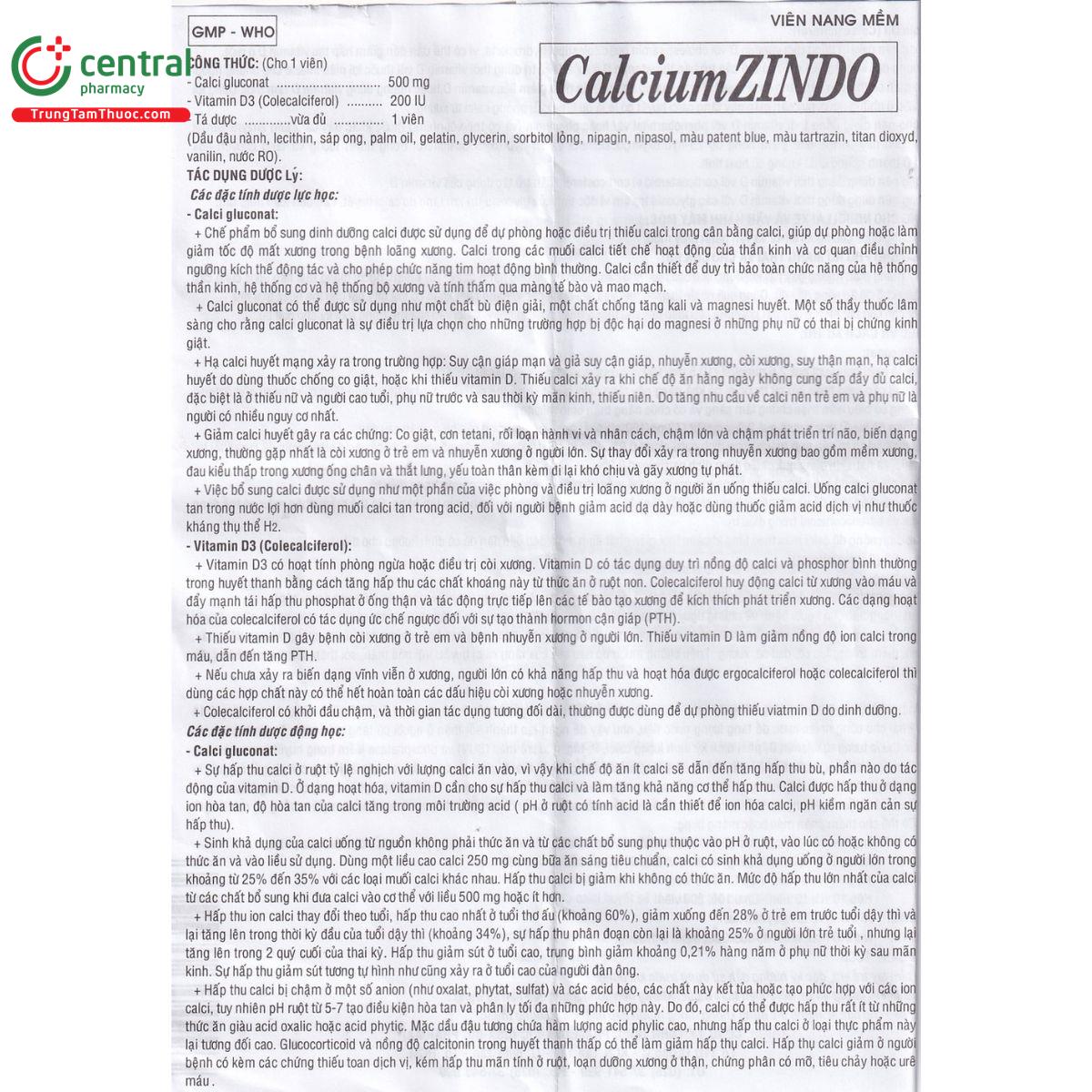 thuoc calciumzindo 10 S7488 thuoc calciumzindo 10 S7488