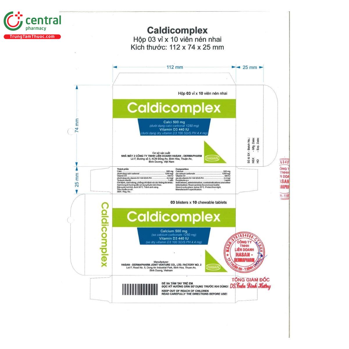 thuoc caldicomplex 2 I3146 thuoc caldicomplex 2 I3146