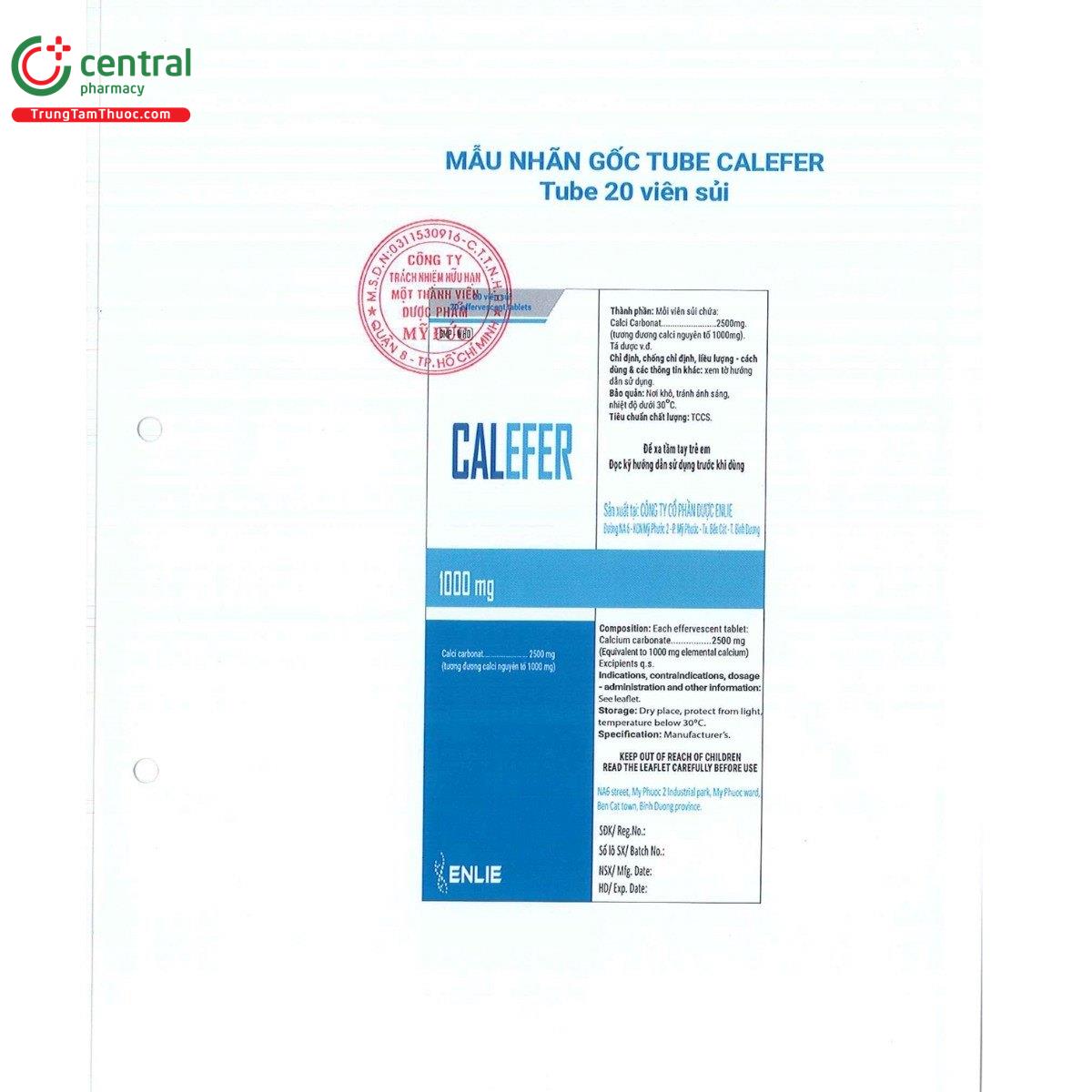 thuoc calefer 2500mg 15 U8383