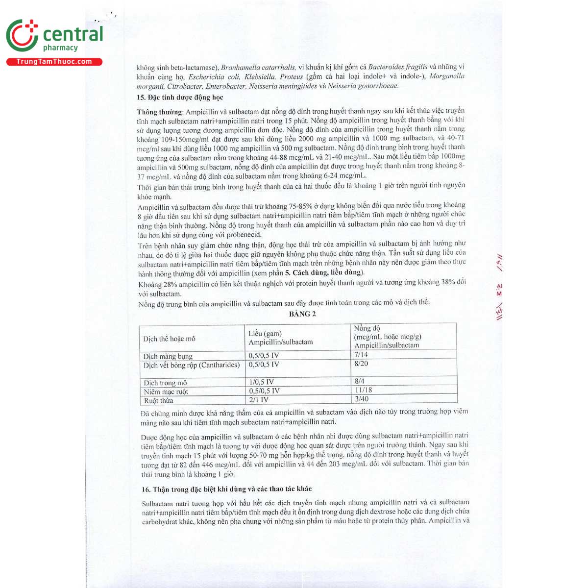 thuoc camicin 1 5g 15 J3033 thuoc camicin 1 5g 15 J3033