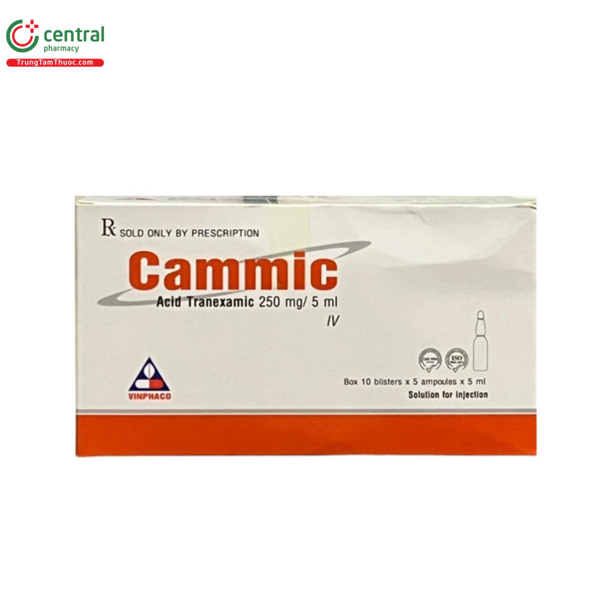 thuoc cammic 500mg 5ml 6 T7367