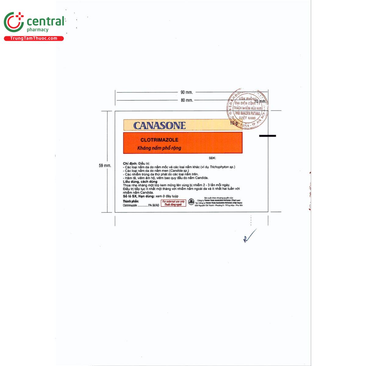 thuoc canasone 1 4 P6267 thuoc canasone 1 4 P6267