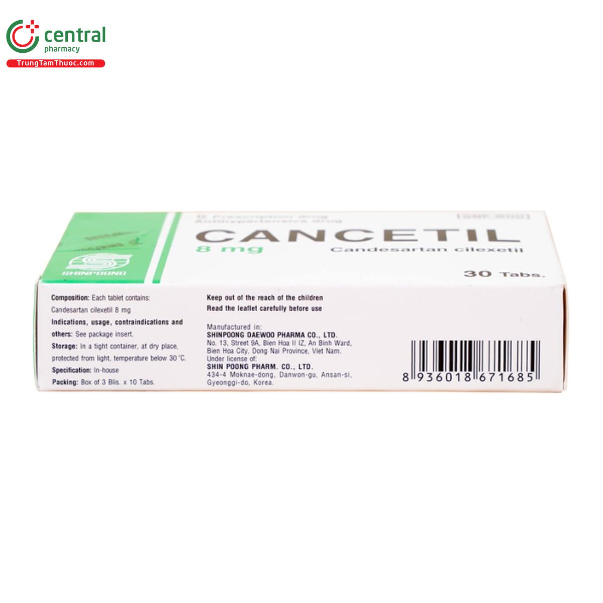 thuoc cancetil 8mg 4 T7147 thuoc cancetil 8mg 4 T7147