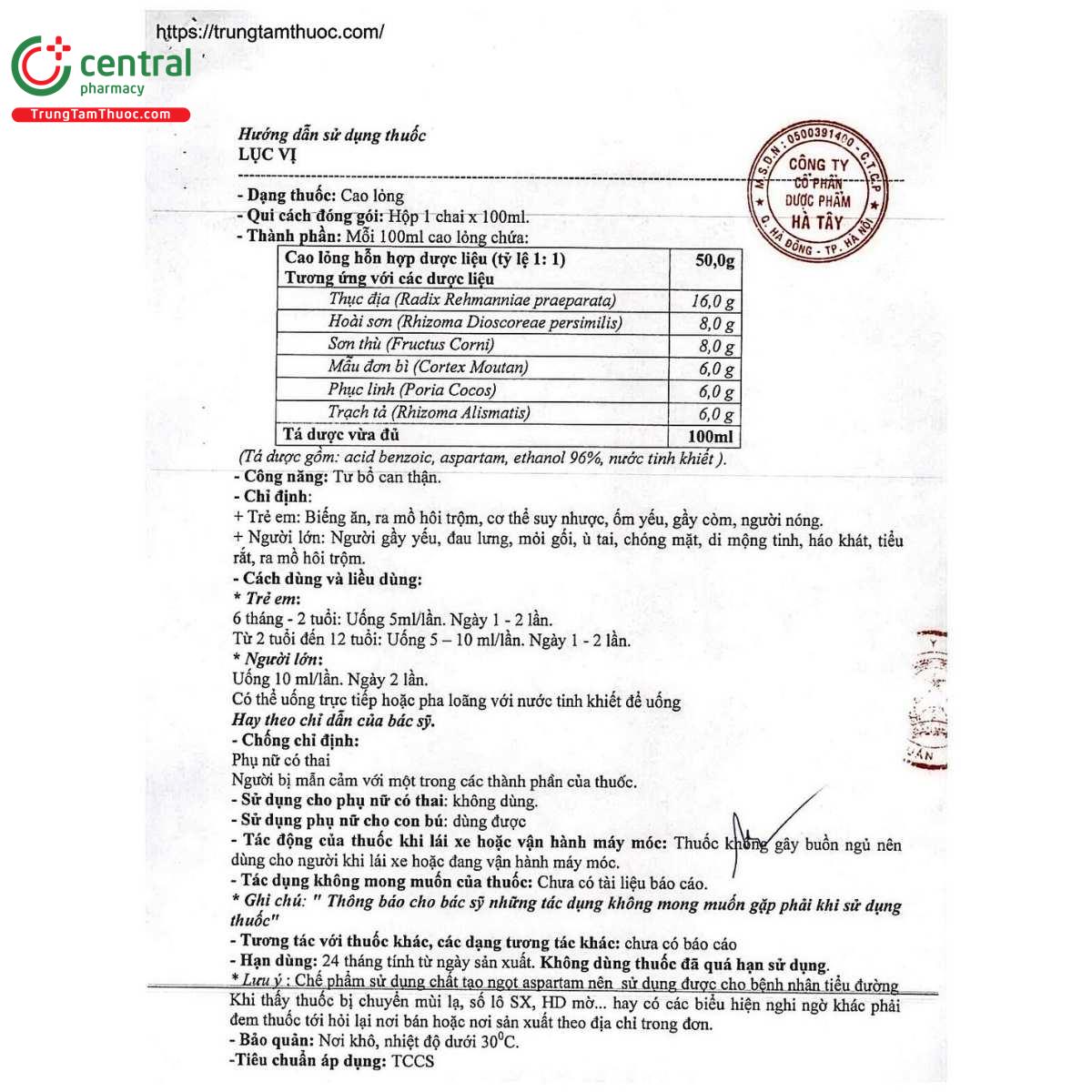 thuoc cao long luc vi ha tay 5 T7383 thuoc cao long luc vi ha tay 5 T7383