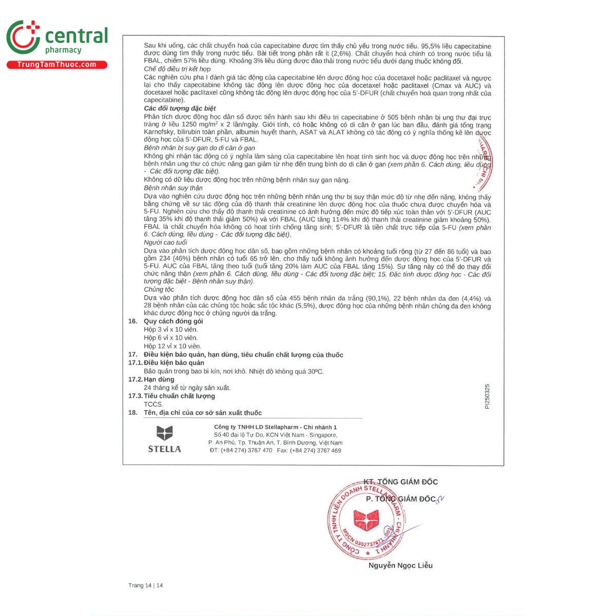 thuoc capecitabine stella 500mg 17 N5148 thuoc capecitabine stella 500mg 17 N5148