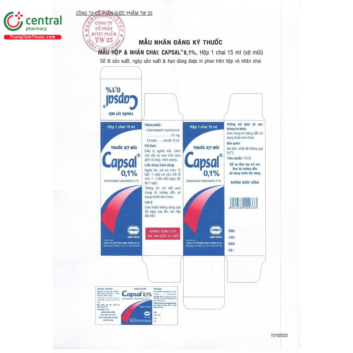 thuoc capsal 01 3 E1230 thuoc capsal 01 3 E1230