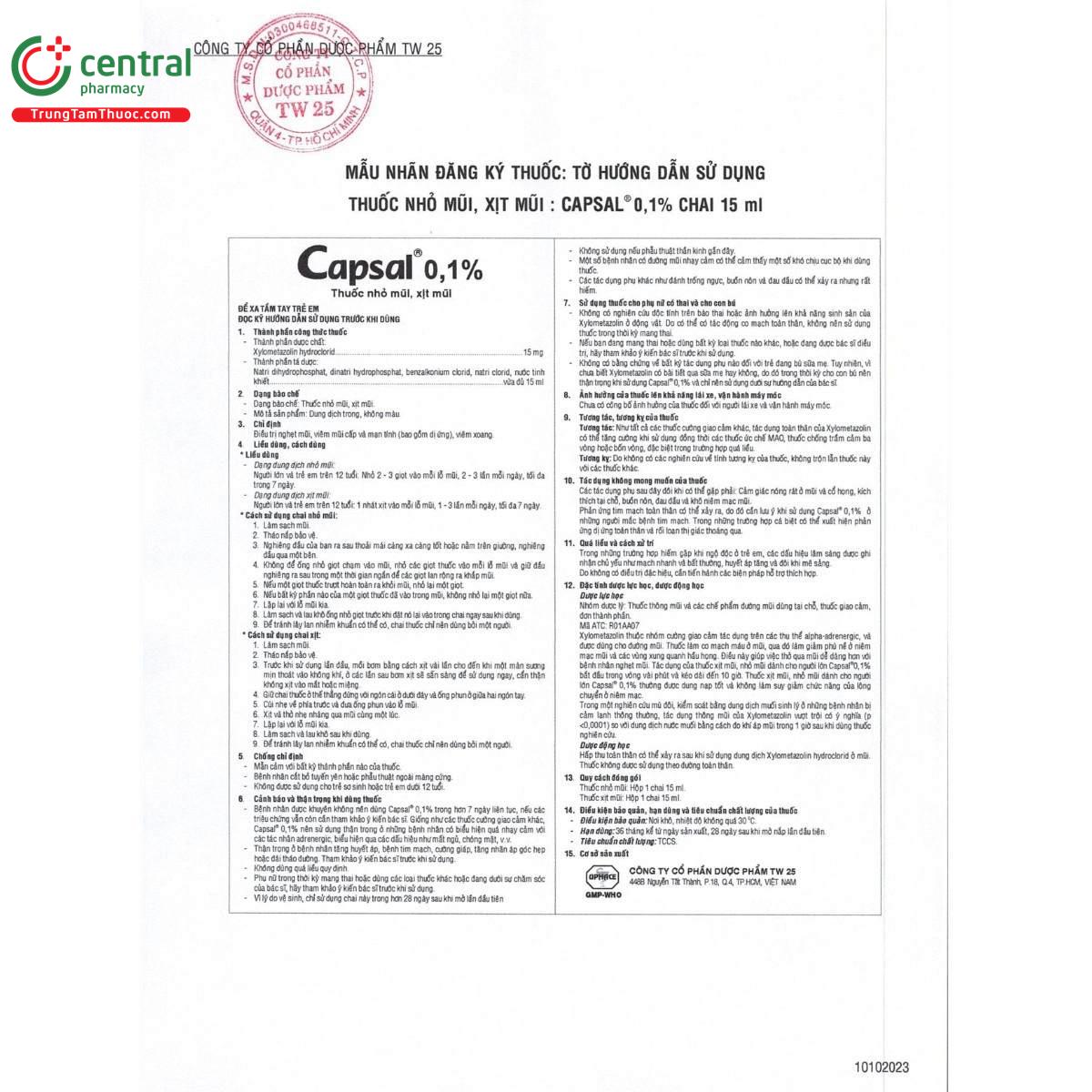 thuoc capsal 01 4 F2326 thuoc capsal 01 4 F2326