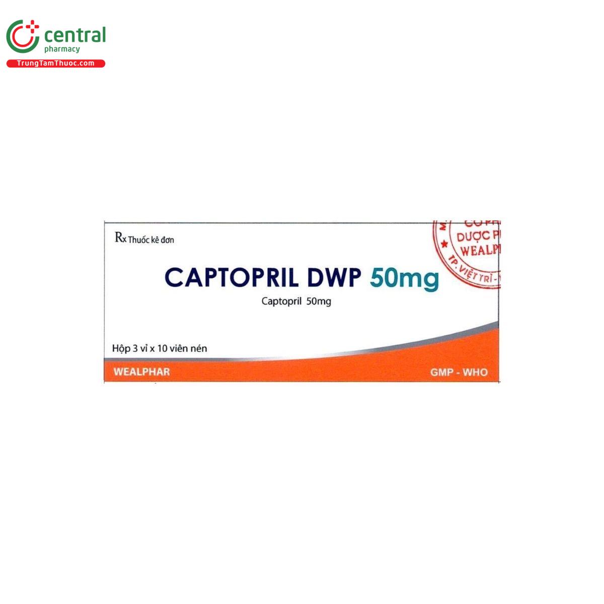 thuoc captopril dwp 50mg 1 U8818 thuoc captopril dwp 50mg 1 U8818