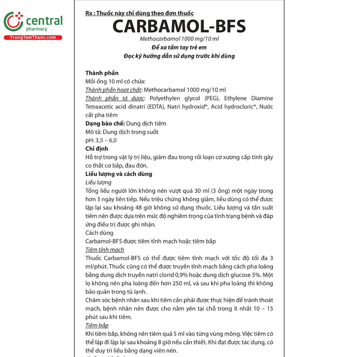 thuoc carbamol bfs 1000mg 10ml 4 E1115