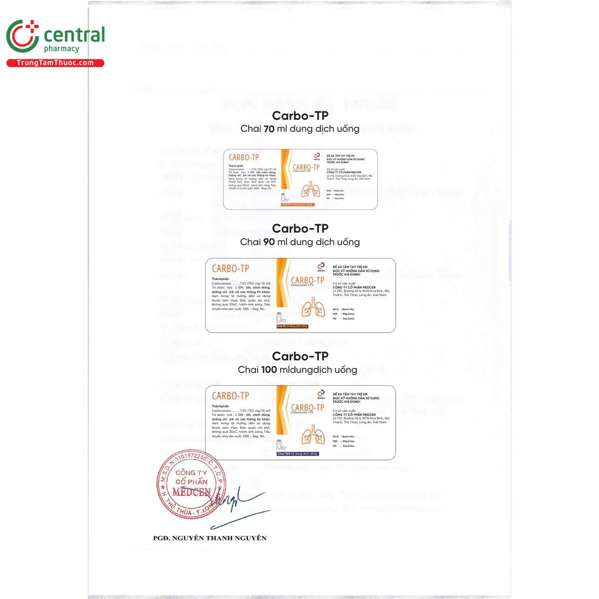 thuoc carbo tp 9 K4700 thuoc carbo tp 9 K4700