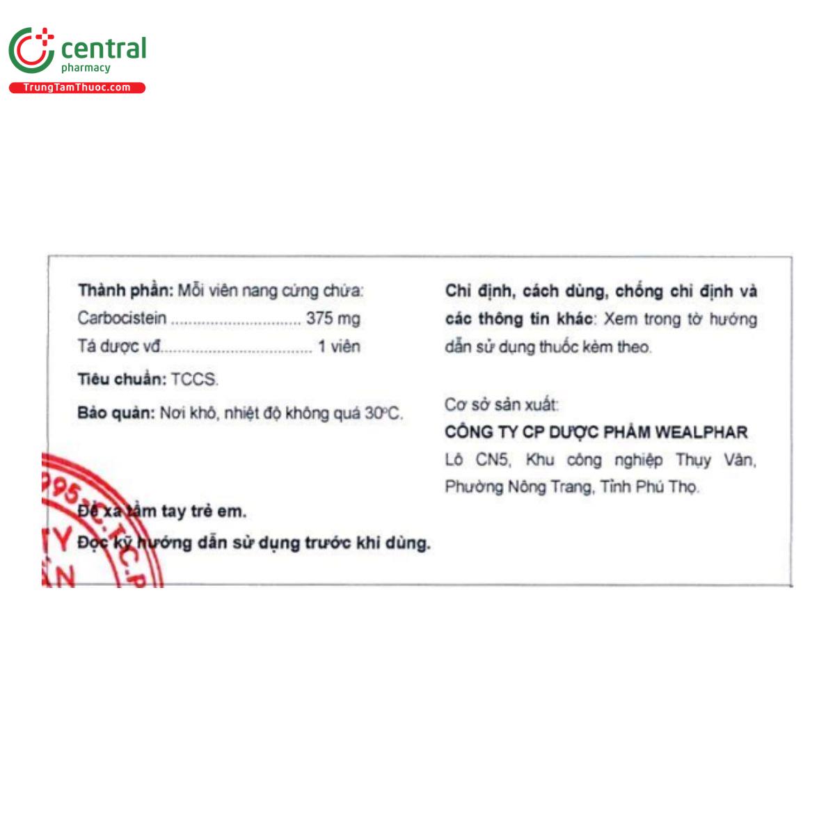 thuoc carbocistein dwp 375 mg 3 R7450 thuoc carbocistein dwp 375 mg 3 R7450