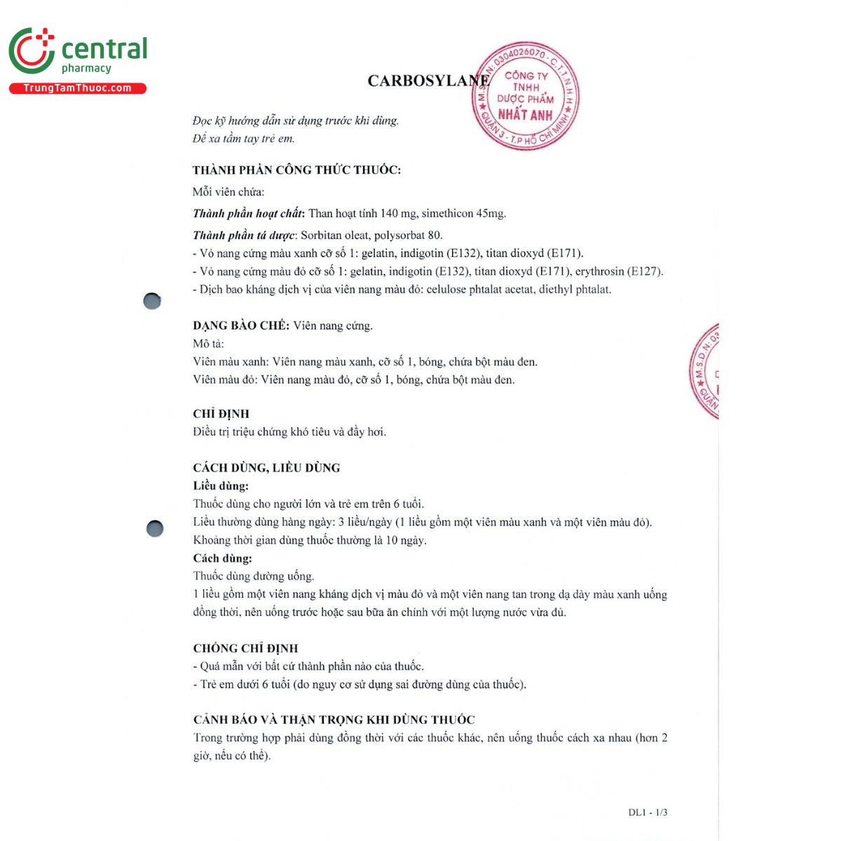 thuoc carbosylane 10 H3877