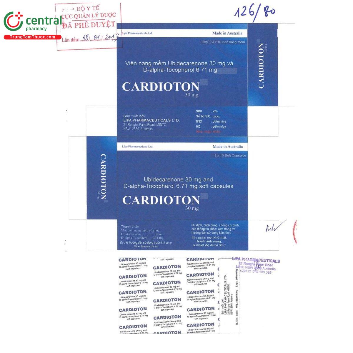 thuoc cardioton 30mg 671mg 10 N5774 thuoc cardioton 30mg 671mg 10 N5774