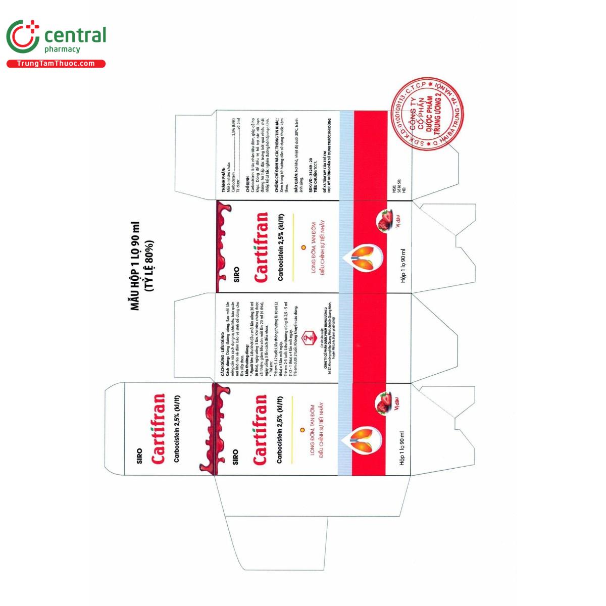 thuoc cartifran 25 6 H3447