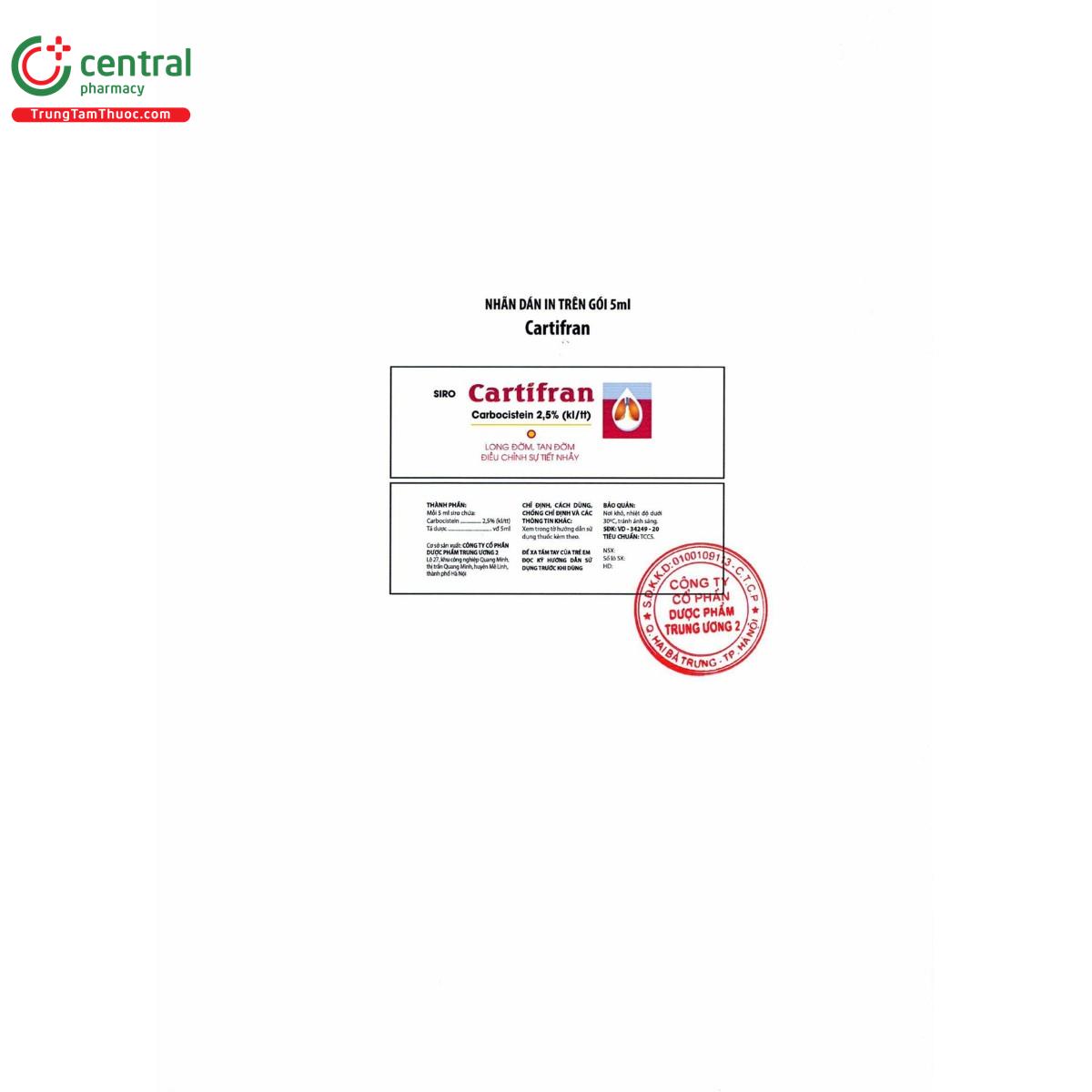 thuoc cartifran 25 7 A0808