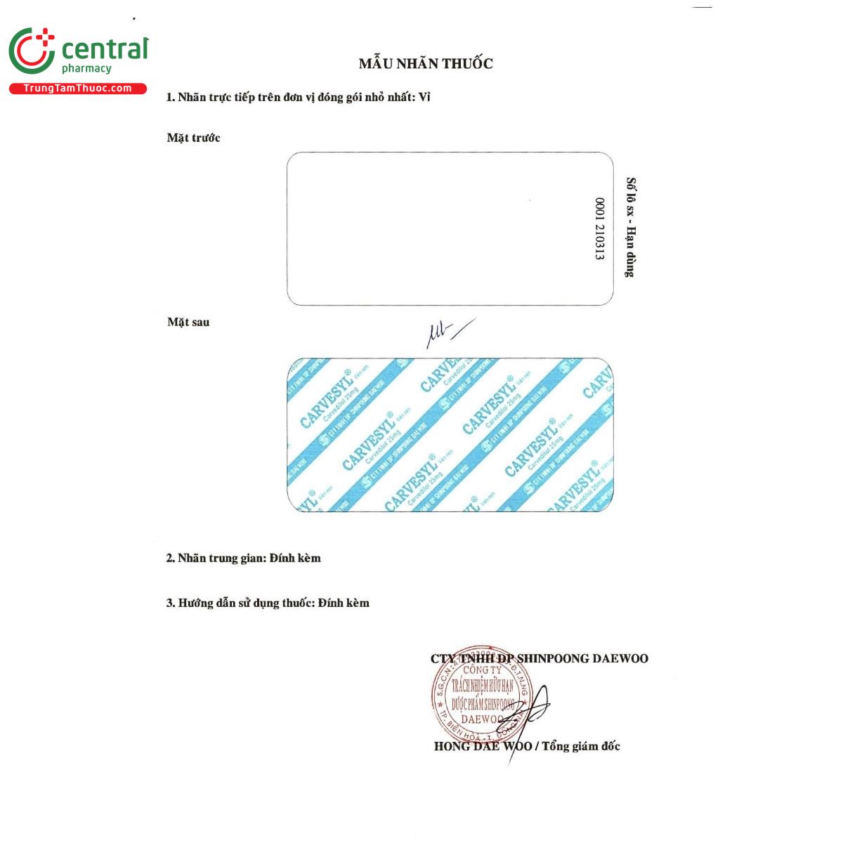 thuoc carvesyl 25mg 4 H3743 thuoc carvesyl 25mg 4 H3743