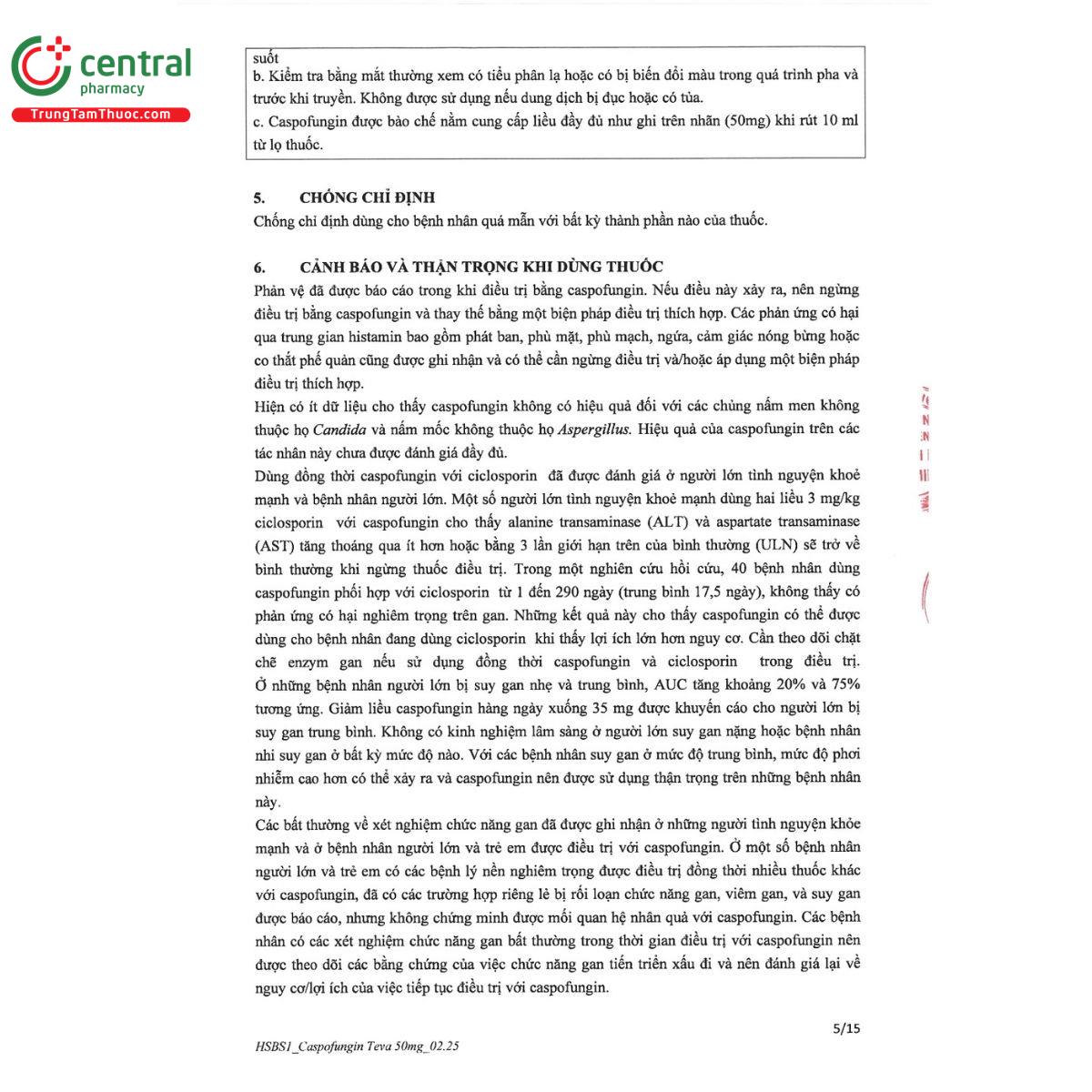 thuoc caspofungin teva 50mg 8 J4406