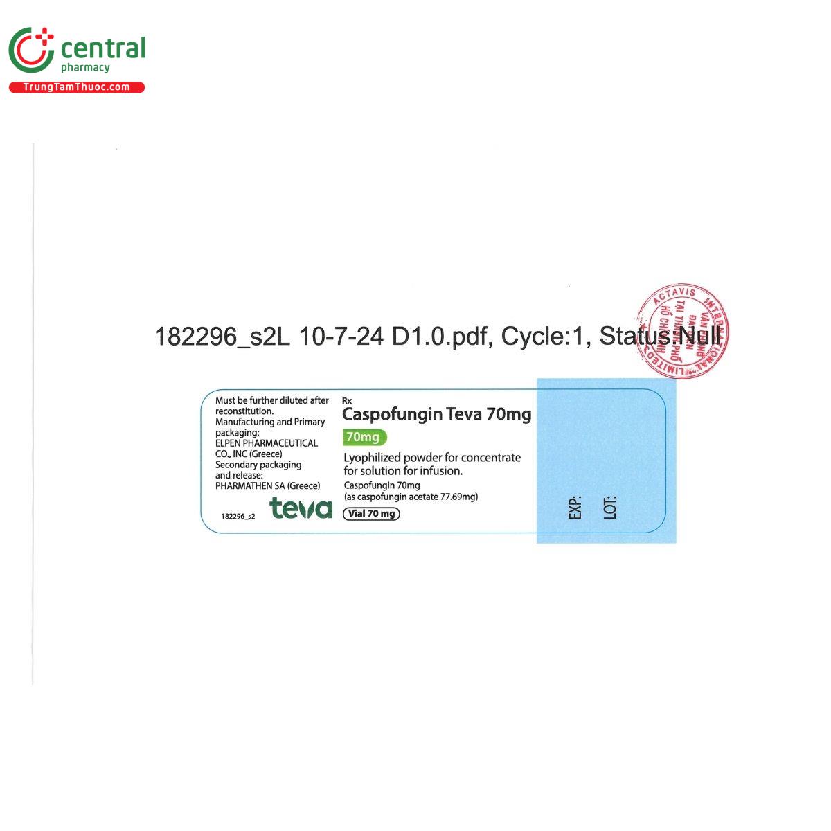 thuoc caspofungin teva 70mg 3 F2705