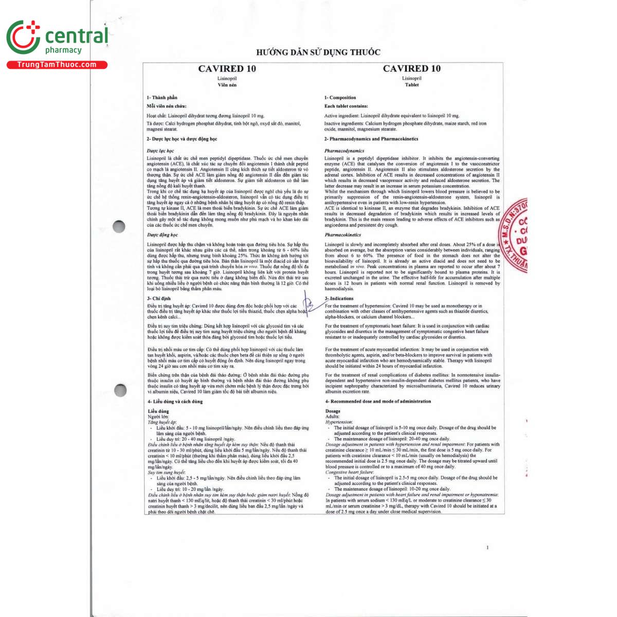 thuoc cavired 10 3 E1185