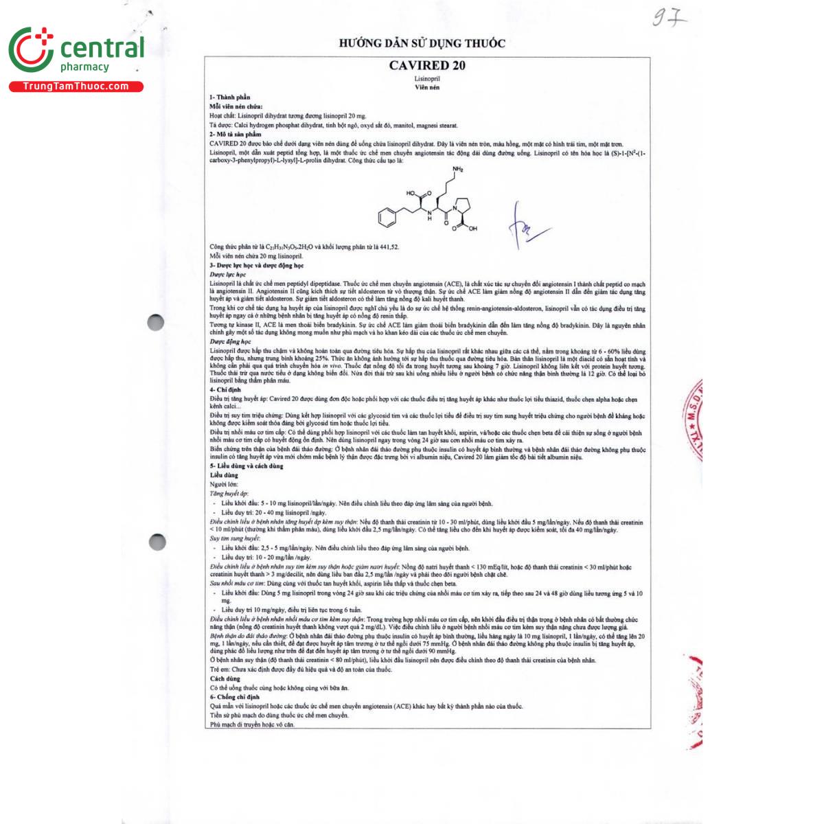 thuoc cavired 20 4 J3648 thuoc cavired 20 4 J3648